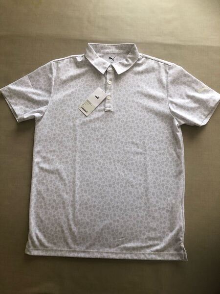 送料無料◆サンプル品◆プーマ ゴルフ SB ボタニック AOP 半袖ポロシャツ◆(L)◆633325-02◆PUMA GOLF・