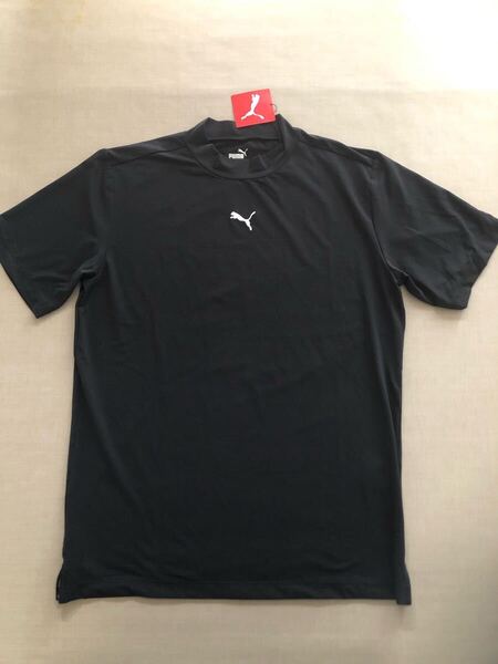 送料無料◆新品◆PUMA GOLF モックネック 半袖シャツ◆(L)◆630728-01◆プーマ ゴルフ