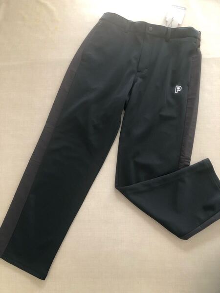 送料無料◆新品◆プーマ ゴルフ P ストレッチ スウェット ワイド テーパードパンツ◆(L) w82cm◆627652-01◆PUMA GOLF