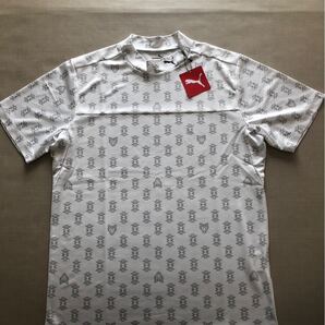 送料無料◆新品◆PUMA GOLF モックネック 半袖シャツ◆(L)◆624652-04◆プーマ ゴルフ