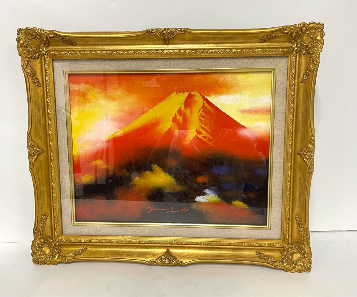 2025年最新】Yahoo!オークション -絵画 油絵 赤富士(油彩)の中古