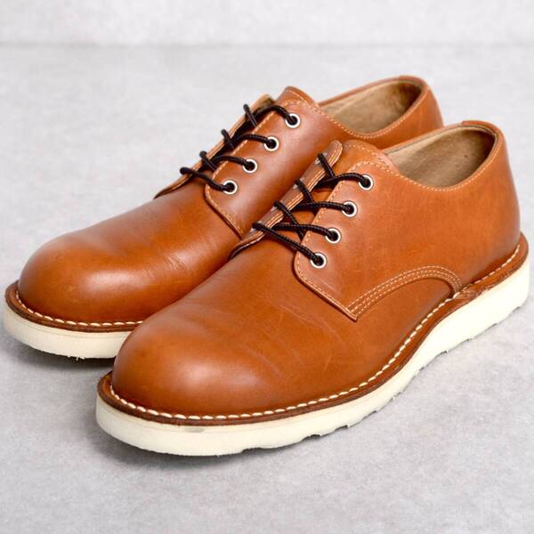 【size9】【良品】廃盤 ダナー ワーク オックスフォード ポストマン プレーン シューズ ブーツ レザー ブラウン DANNER WORK OX D910053