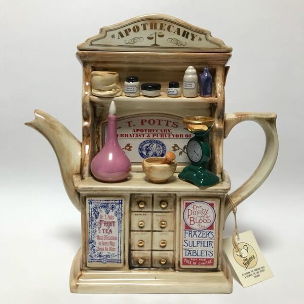 イングランド製 Teapottery 陶器製 ティーポット / ティーポッタリー ドラッグストア イギリス 英国 茶器 食器