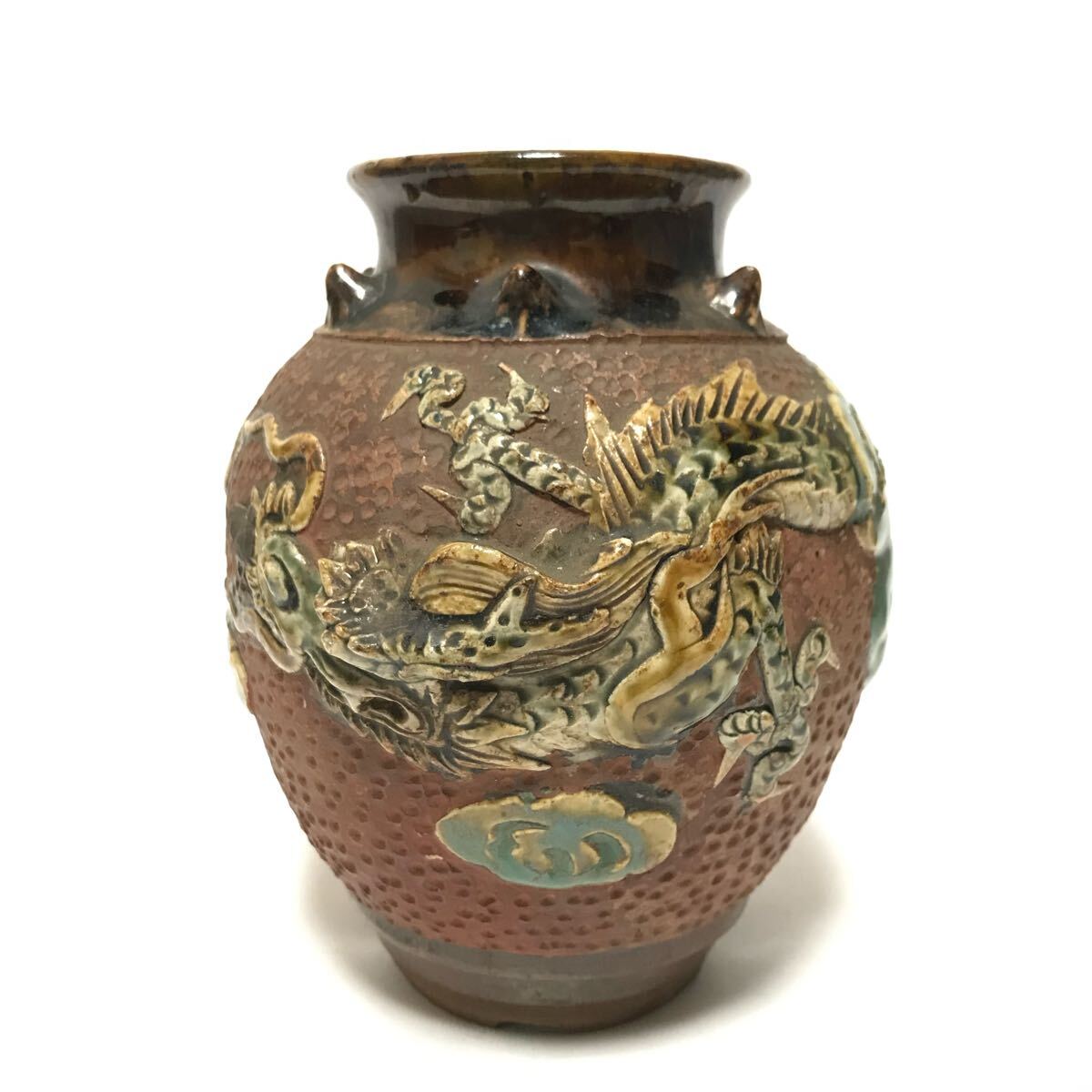 【昭和レトロ】琉球古典焼?【民藝】【珍品】 Yahoo!オークション -「琉球古典焼」の落札相場・落札価格
