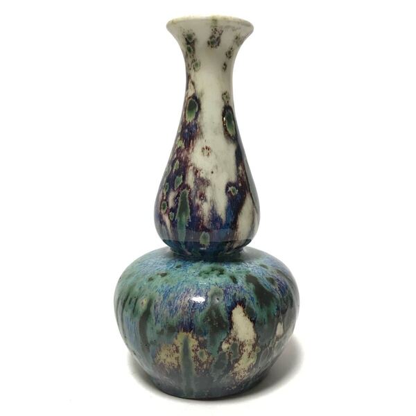 RUSKIN POTTERY 花瓶 / 1908年 イングランド ウェスト・スメスウィック 製 / ラスキン陶器 アンティーク ビンテージ 花器 フラワーベース