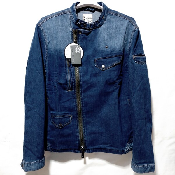 特価/未使用【サイズ=4L(3XL)】ROCKY/ロッキー/作業着/メンズ/長袖/ストレッチ/デニム/ジャケット/胸囲=110~118cm/indigo.blue