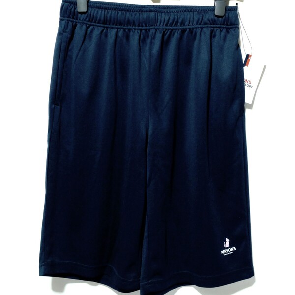 特価/未使用【サイズ=L(レディス)】PERSON’S/パーソンズ タウン&リゾート/レディス/ジャージ/ハーフ/パンツ/胴囲69~77cm/navy
