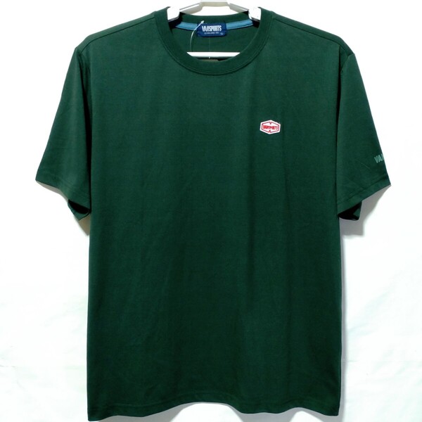 特価/未使用【サイズ=LL(XL)】VANSPORTS/ヴァンスポーツ/胸ワンポイント/メンズ/半袖/Tシャツ/胸囲=104~112cm/green
