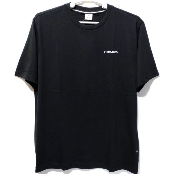 特価/未使用【サイズ=LL(XL)】HEAD/ヘッド/抗菌防臭/メンズ/半袖/Tシャツ/胸囲=104~112cm/black