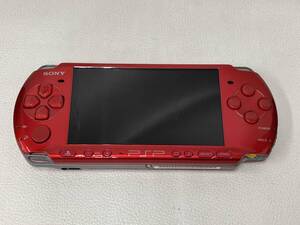 ジャンク PSP「プレイステーション・ポータブル」ラディアント・レッド(PSP3000RR)