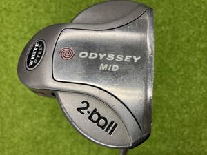 オデッセイODYSSEY WHITE STEEL 2BALL MID パター