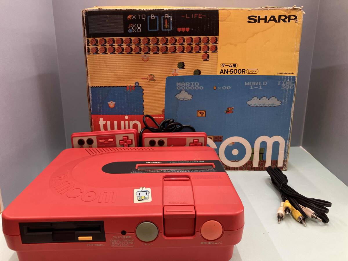 【ジャンク品】ツインファミコン箱付 ディスクNG Yahoo!オークション -「ツインファミコン 箱」の落札相場・落札価格