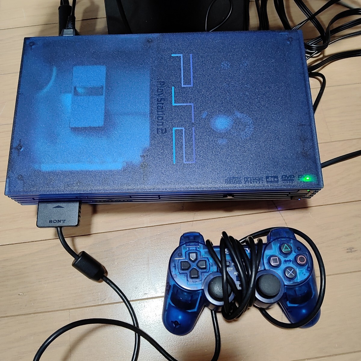 箱付き・付属品完備 PlayStation 2 オーシャン・ブルー SCPH