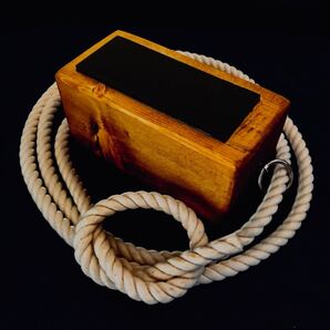 日本製 神輿肩当て木 滑止め付9x9x18cm天然木