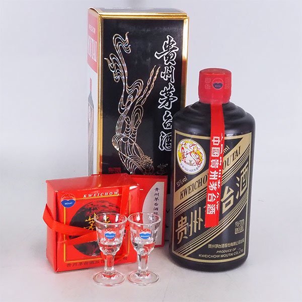 貴州茅台酒天女ラベル 2020 53% 500ml（重量 950g）