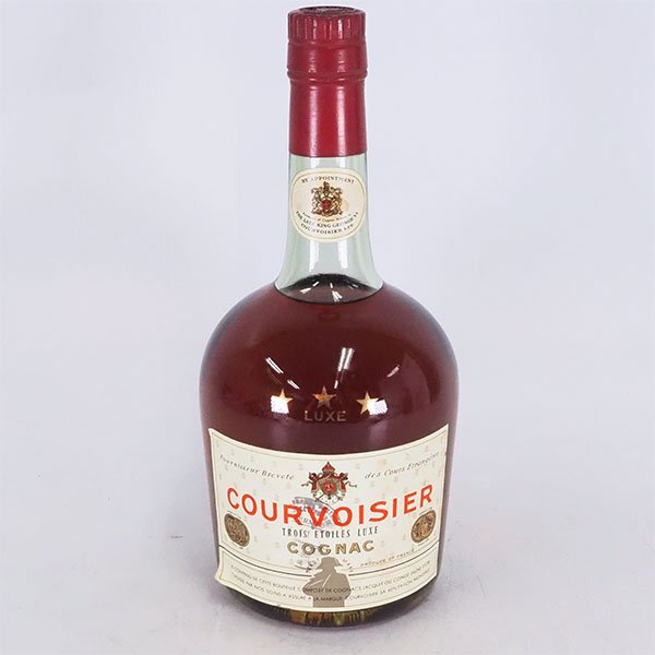 コニャックCOURVOISIER トロワエトワールリュクススリースター Yahoo!オークション -「スリースター」(クルボアジェ