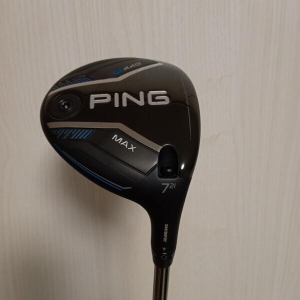 送料無料☆ 美品☆ピン PING フェアウェイウッド G440 7W☆PING TOUR 2.0 クローム65(S)☆