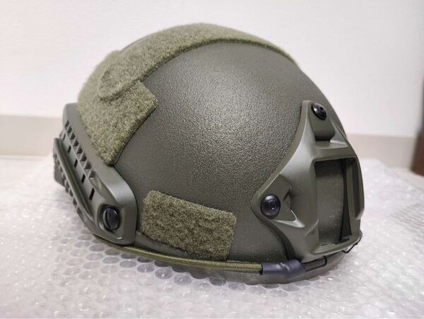 NIJ-IIIA レベル3A Ops-Core Fast 防弾ヘルメット タクティカルヘルメット OD team wendy 2025年6月製