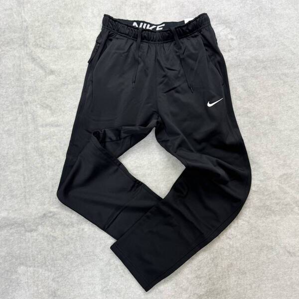 新品未使用 NIKE XLサイズ ナイキ ジョガーパンツ スウェット ジャージ サーマ ブラック 黒 ボトムス ジム トレーニング 刺繍ロゴ 正規品