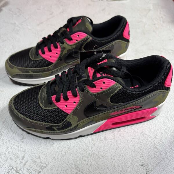 27.5cm 新品未使用 NIKE AIR MAX 90 PRM CAMO PACK ナイキ エアマックス カモ 迷彩 スニーカー シューズ 人気 定番 箱有り 正規品