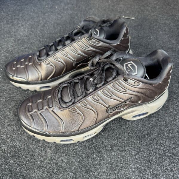 27.0cm 新品未使用 NIKE AIR MAX PLUS PRM QS OLY ナイキ エアマックス プラス プレミアム 人気 定番 スウッシュ ブラウン 箱有り 正規品