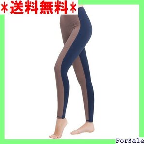 ☆人気商品 ルーパ Loopa デイリーヨガレギンス バイカラー 吸汗速乾 テーパード/ブラック×モカベージュ Lサイズ 10
