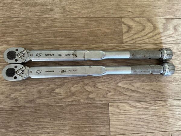 東日 TOHNICHI トルクレンチ QL140N-MH 2本セット 中古