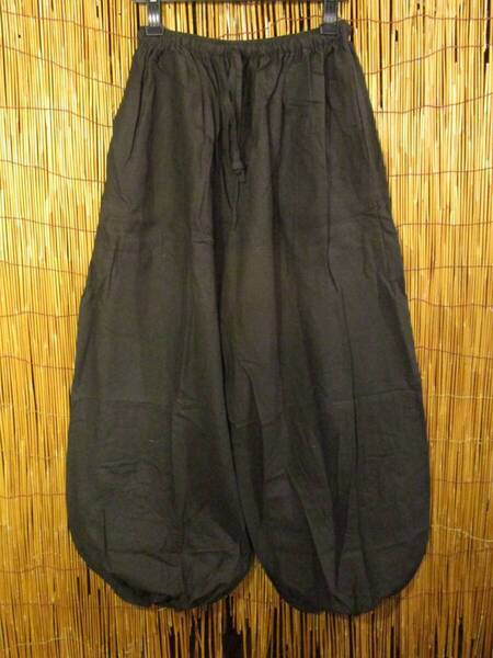 【SALE】①新品*男女兼用*コットン素材*無地*ゆったりシルエット*アラジンパンツ