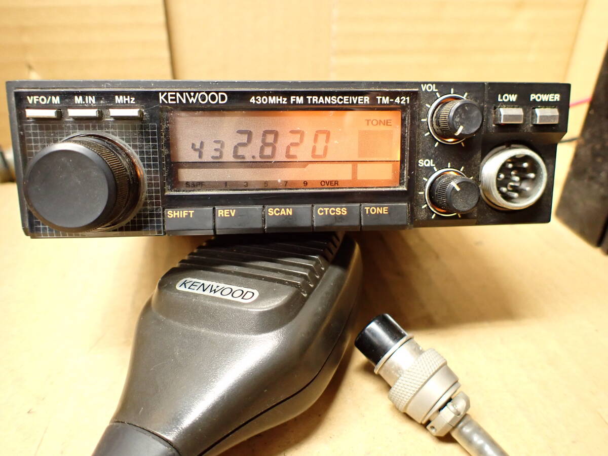 トランシーバー KENWOOD 430MHz FM transceiver TM-421 Kenwood TM-421 430MHz FM transceiver | eBay