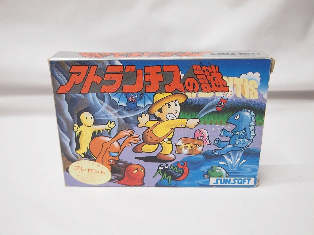 中古】 FC アトランチスの謎 箱説付 ファミコン ソフト