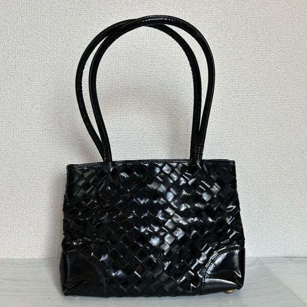 イタリア製 BOTTEGA VENETA ボッテガヴェネタ レディース トートバッグ ハンドバッグ かご イントレチャート レザー ヴィンテージ オールド