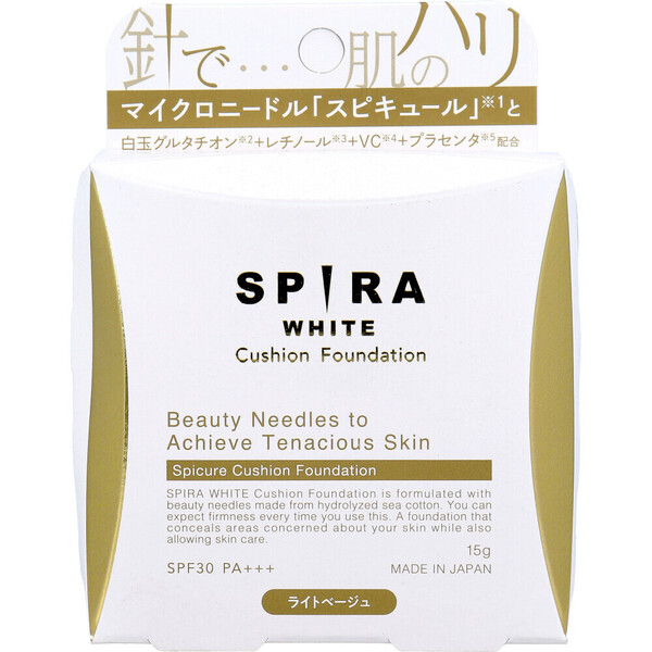 SPIRA(スピラ) WHITE クッションファンデーション ライトベージュ