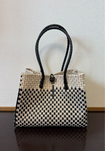 プラカゴ メルカド トートバッグ かごバッグ ハンドメイド 軽量 Lサイズ パサールバッグ
