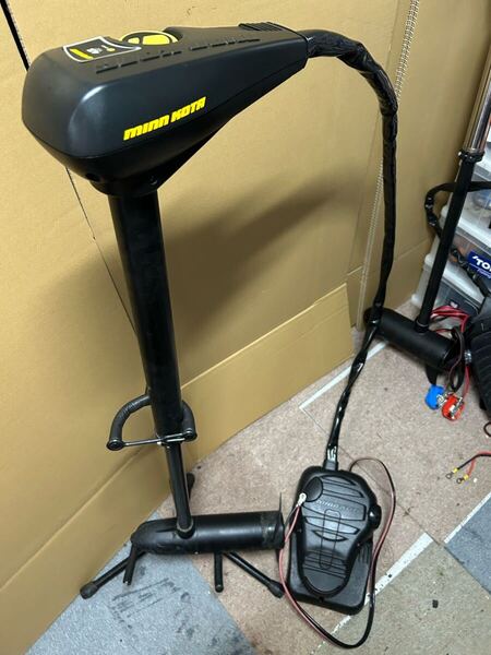 現行 ミンコタ エッジ 45lbs 36インチシャフト 12V フットコン エレキ モーターガイド フットエレキ 5段変速