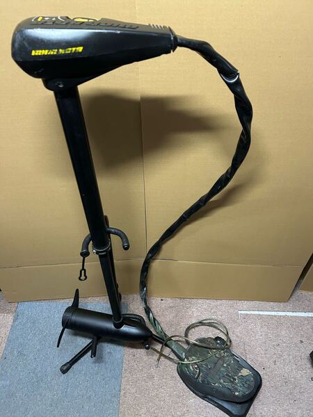 送料込 現行 ミンコタ エッジ 45lbs 36インチシャフト 12V フットコン エレキ モーターガイド フットエレキ 5段変速