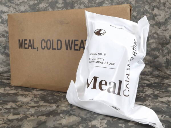 レア!米軍官寒冷地用 MRE コールドウェザーレーション RCW MCW 箱だし! 2021年12月検 MENU-8 Meal Cold Weather WORNICK社