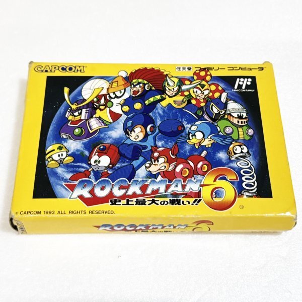 ファミコン ロックマン6 史上最大の戦い!! 箱説付き – スーパー