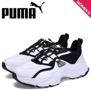F116 PUMA プーマ スニーカー サンダル オーキッドレディース 厚底 ORKID SANDAL 388968-03 レディース ホワイト系 ブラック系 23㎝