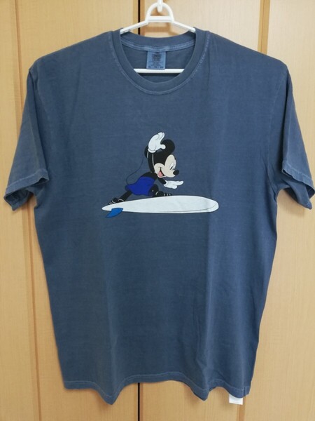 ユナイテッドアローズ カリフォルニア ジェネラルストア DISNEY ミッキーマウス コレクション 半袖Tシャツ XL ネイビー 新品同様