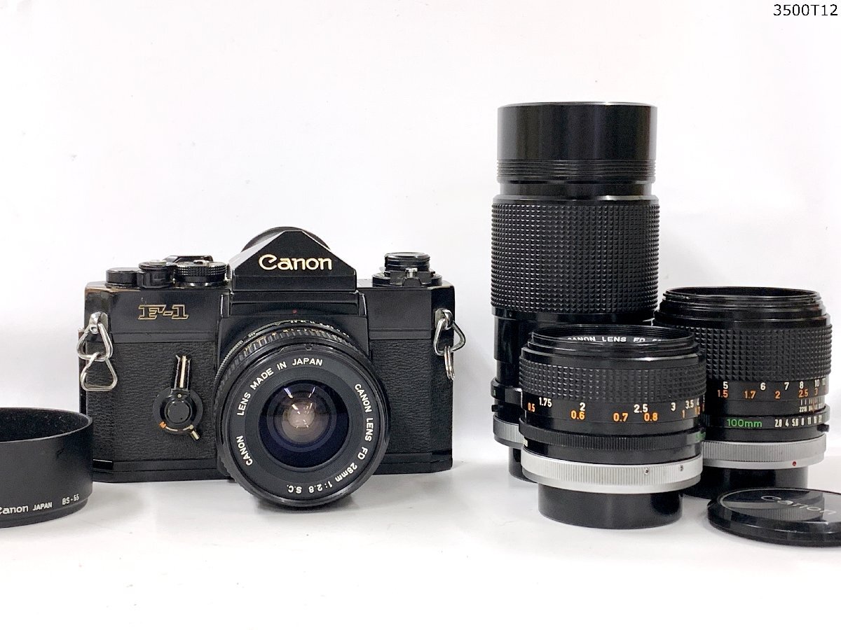 Canon F-1 一眼レフカメラ レンズ4本セット 2025年最新】Yahoo!オークション -canon f1の中古品・新品・未