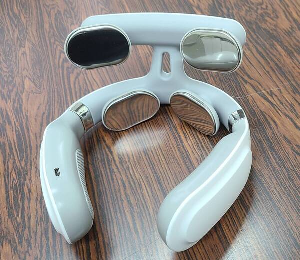 ネックマッサージャー ネックマッサージ器 EMS 低周波マッサージ器 TENS 温熱 温感 首・肩こり ヒートネック コードレス