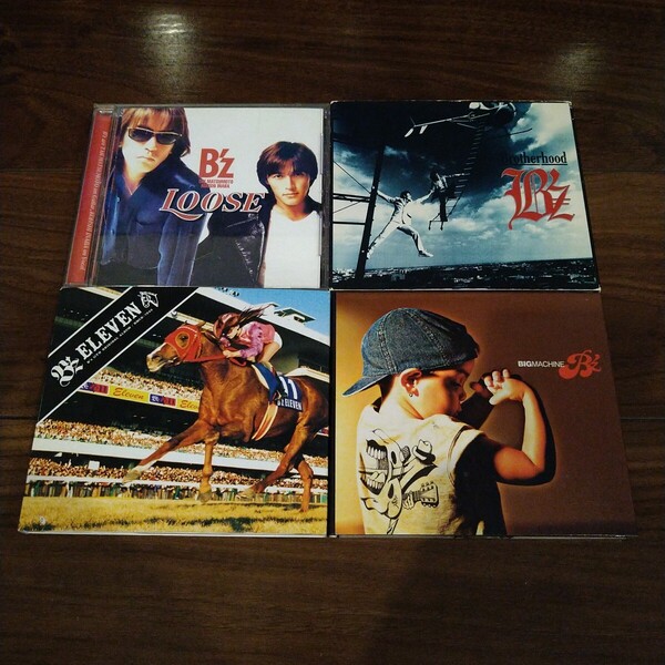 【送料無料】B'z CDアルバム 4タイトルセット LOOSE Brotherhood ELEVEN BIGMACHINE ビーズ/稲葉浩志