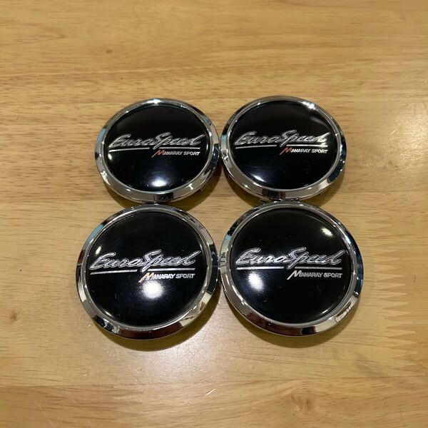 M262 マナレイ MANARAY SPORT EURO SPEED ユーロスピード センターキャップ 4個 外径59.5mm