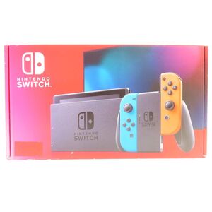 056 【未使用】任天堂 Nintendo Switch ニンテンドー スイッチ 本体 ネオンカラー HAD-S-KABAA