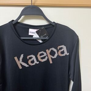 Kaepa Lサイズ 吸汗速乾 UV 黒 長袖 スポーツ Tシャツ レディース ケイパ