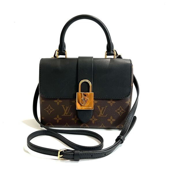 LOUIS VUITTON ルイヴィトン ロッキー BB ショルダーバッグ モノグラム ノワール 2WAY