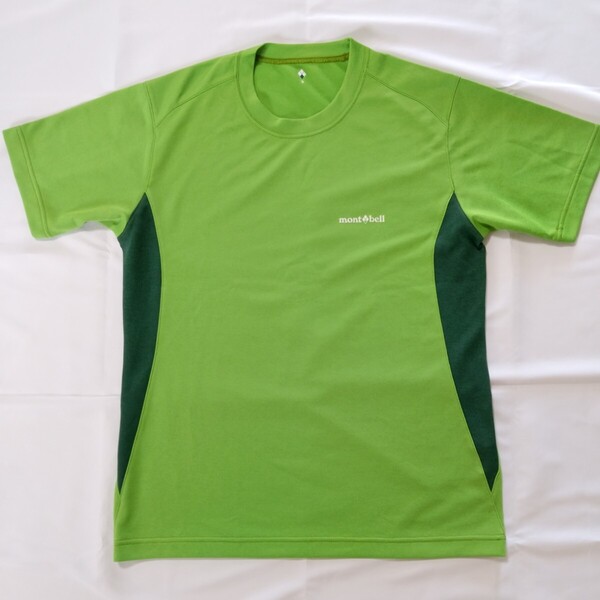 028【即決・送料無料】mont−bell モンベル ウィクロン ZEO Tシャツ メンズS グリーン 1104936
