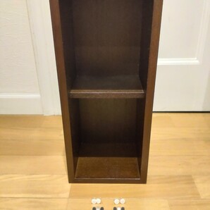 送料込★廃盤品【無印良品 壁に付けられる家具】箱/BOX/棚/MUJI/オーク幅44cm/インテリア/収納/キッチン小物/小物入れ/本棚/CD収納ボックス
