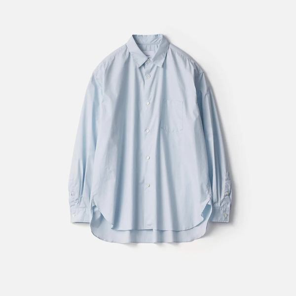 ssstein OVERSIZED REGULAR COLLAR SHIRT OFF BLUE サイズS ST.1160 新品