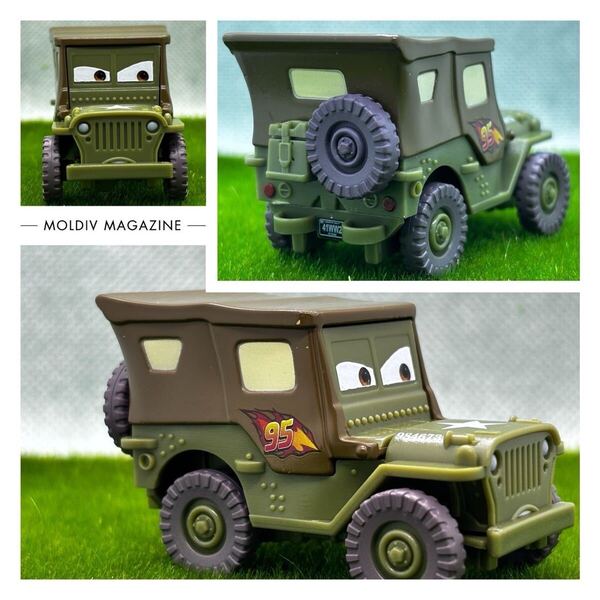 【新品】カーズ ミニカー サージ レースクルー仕様 ジープ 訳あり商品